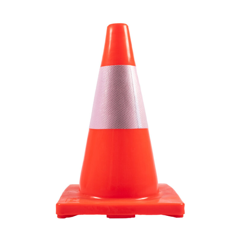 Orange Road Cone with Reflective Tape 700mm