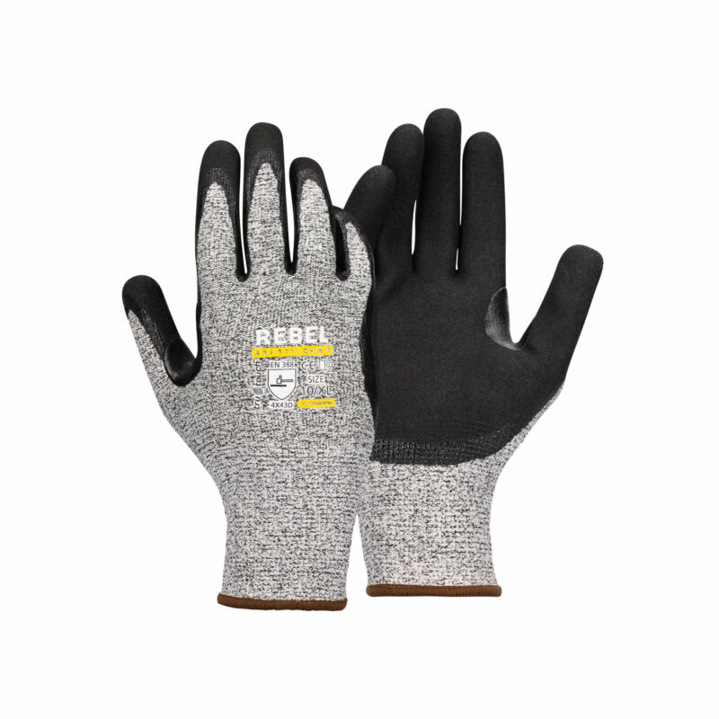 REBEL Tru Touch Cut Resistant Nitrile Level 5 Gloves - Image 2