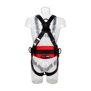 Harness with Belt (3 Point + Shoulder Connections, Pass through buckle)