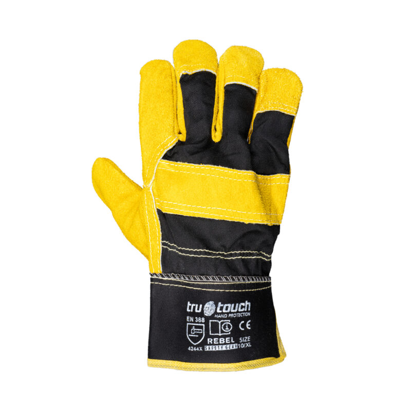 Chrome Leather Yellow Candy Superior Gloves