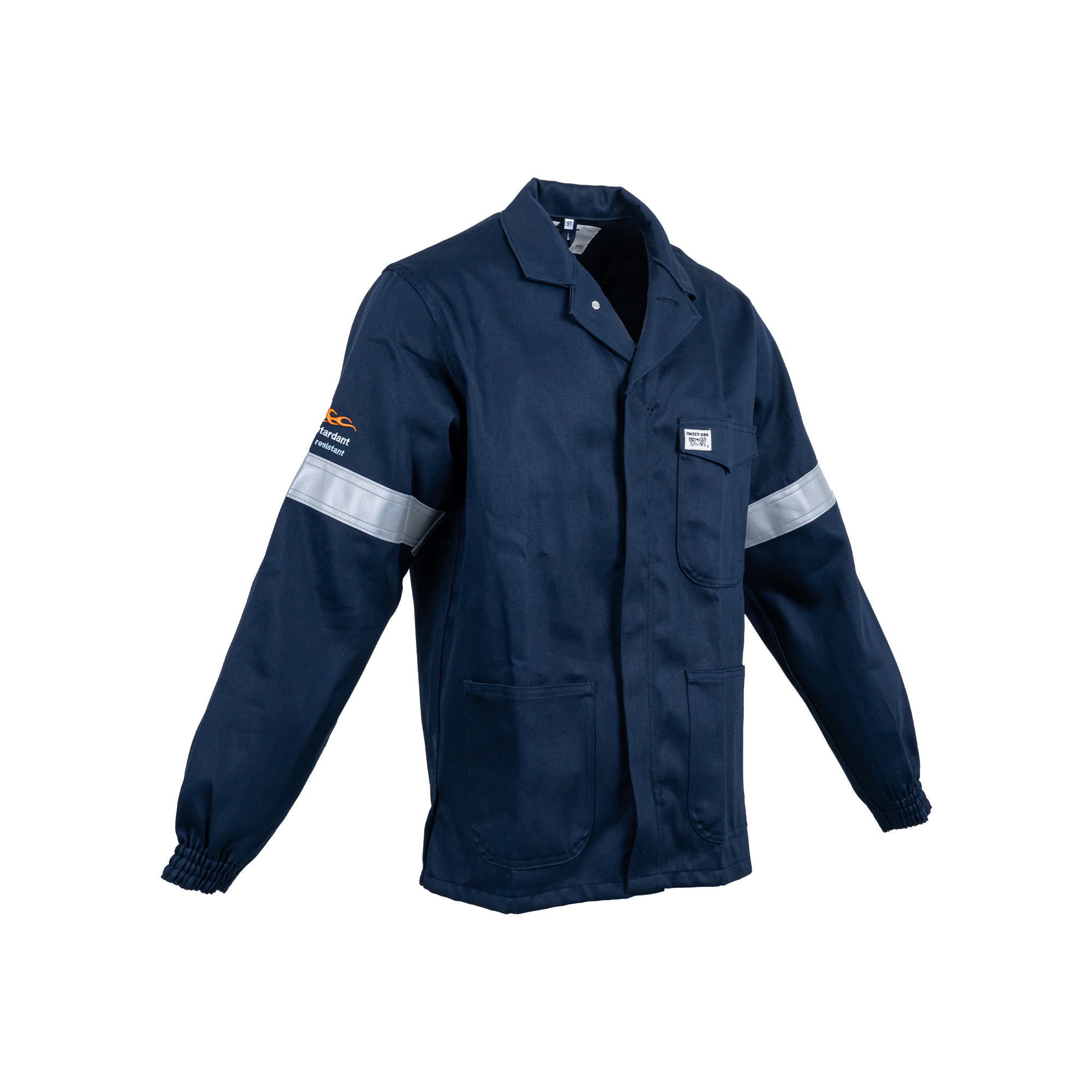 Sweet-Orr Acid Flame Overall Jacket Navy Blue - Protekta Safety Gear