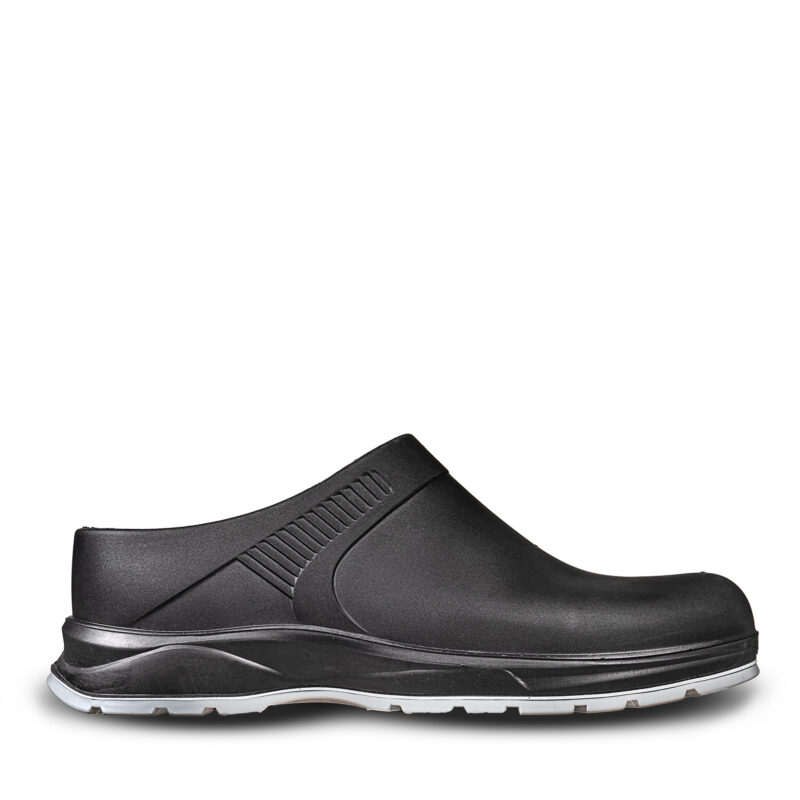 REBEL Cruiza Medi-Pro Slip-on Clog Black and Grey