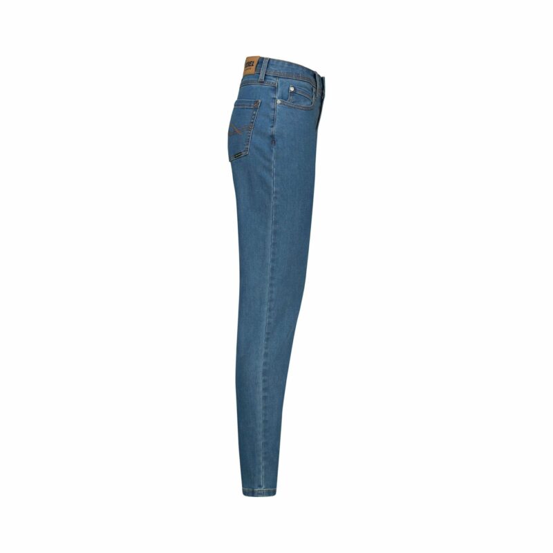 REBEL Ladies Workwear Jeans Mid Blue - Image 5