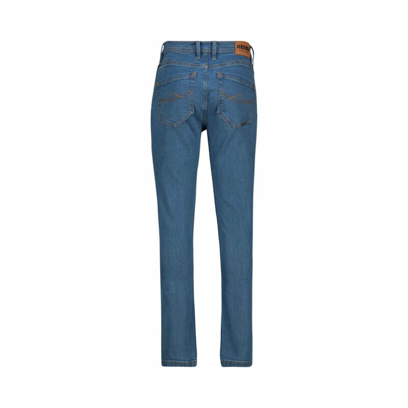 REBEL Men's Workwear Jeans Mid Blue - Image 2