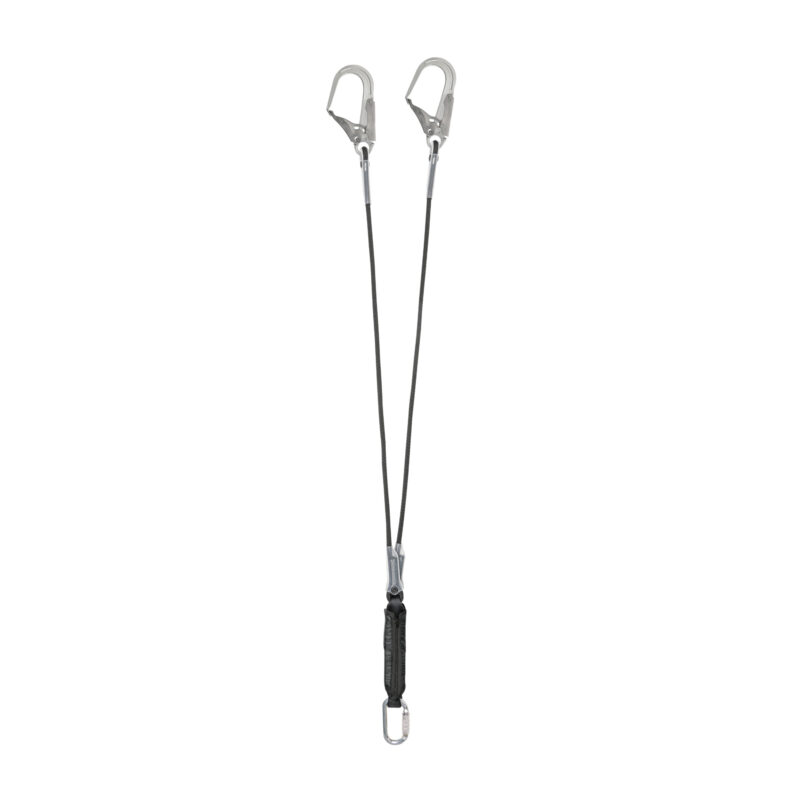 Securline Exyan Fidji Y Rope Fall Arrest Twin Lanyard with Energy Absorber