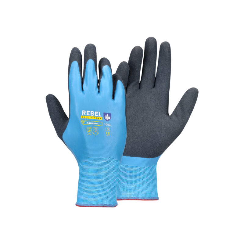 REBEL Aqua Wrist Length Gloves - Image 2