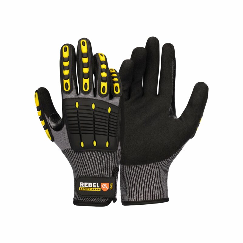 REBEL Impact Wrist Length Gloves - Image 3