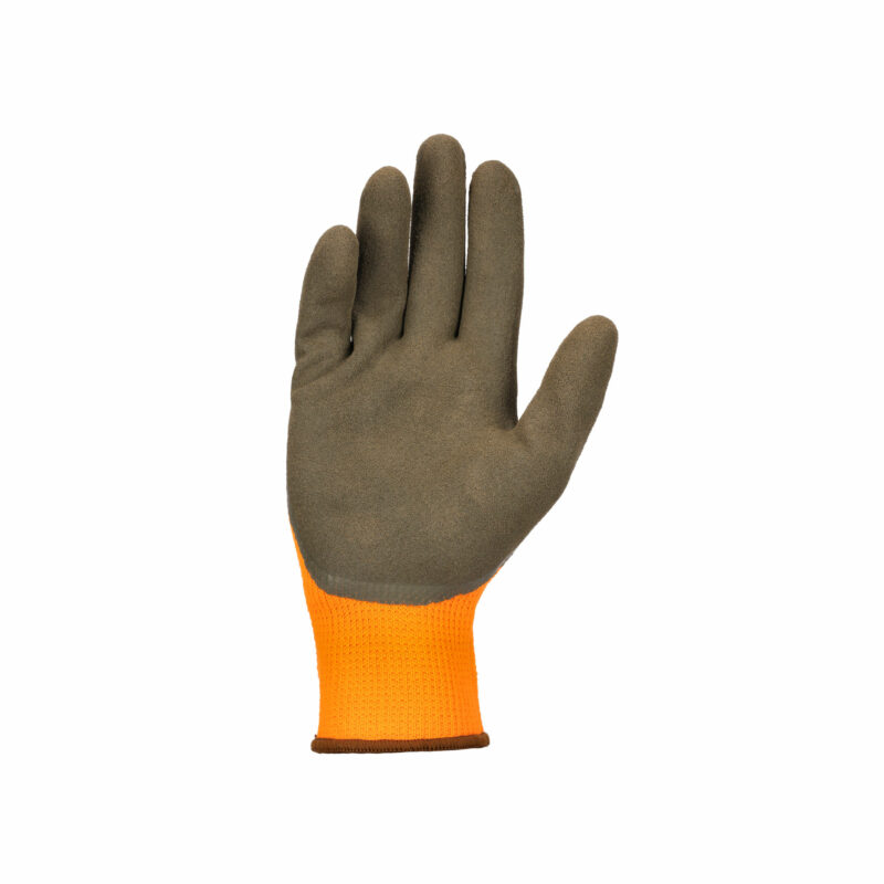 REBEL Tru Touch Orange Sandy Latex Cold Gloves - Image 3