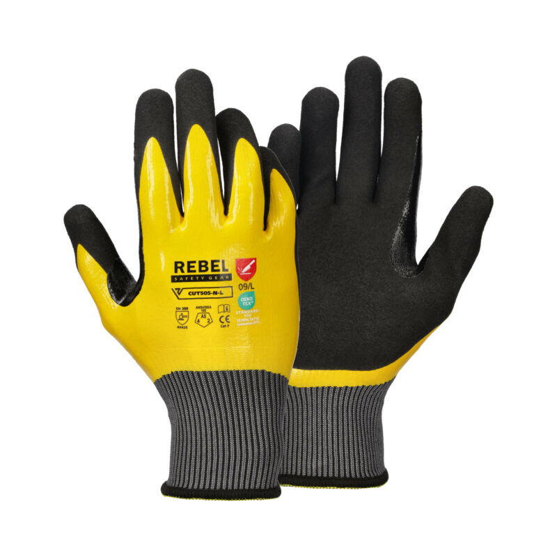 REBEL Cut Pro Plus Wrist Length Gloves - Image 4