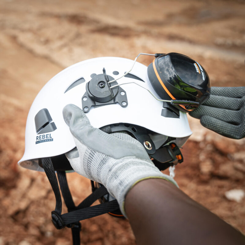 REBEL Ear Gear Earmuffs with Helmet Mounting - Image 4