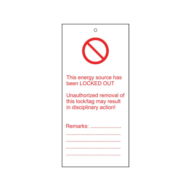 Brady® LOTO Do Not Operate Polyester Tag 50x110mm - Image 2